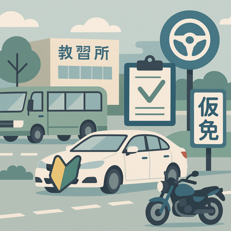 自動車教習所で学ぶ楽しさと特徴：無料送迎バスや仮免検定を詳しく解説！