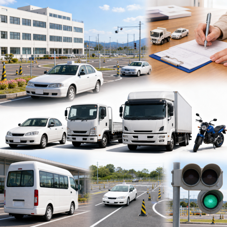 普通自動車から準中型自動車入校手続きと検定2つの流れ