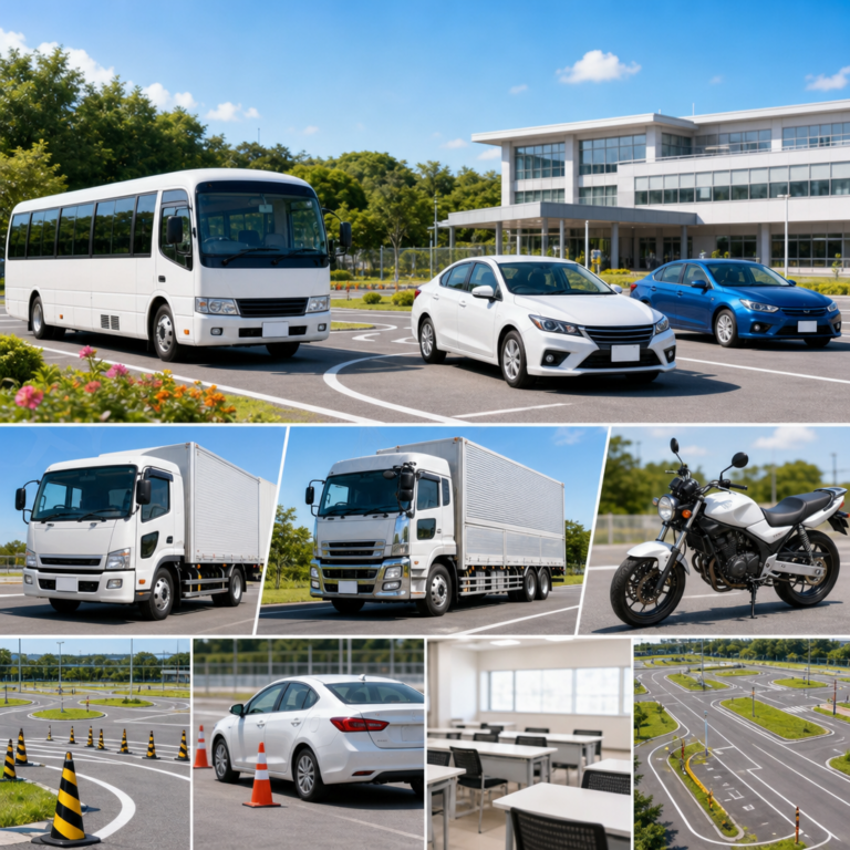 福島県東部自動車教習所と準中型自動車入校手続き