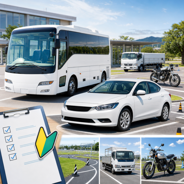 自動車教習所の無料送迎で整える検定前