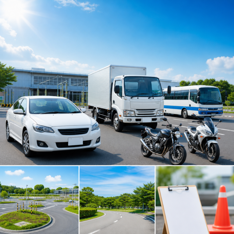 相馬の自動車教習所、無料送迎で普通・準中型・二輪へ