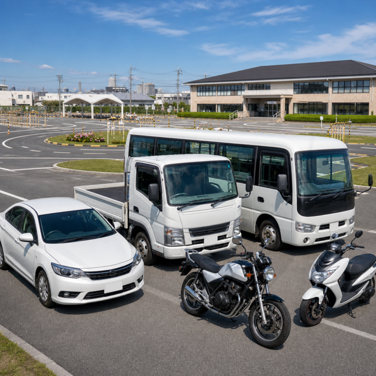 普通・準中型・二輪で変わる無料送迎と検定準備