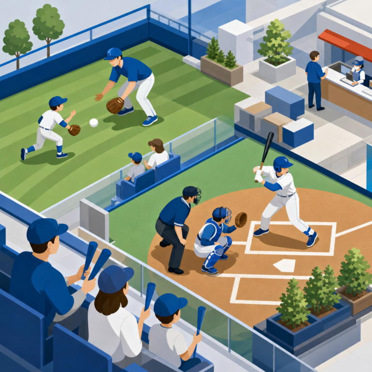 日本ハムを親子で楽しむ試合前の守備と打席