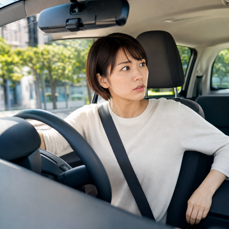 地震速報が鳴った時に車内で取る安全な判断