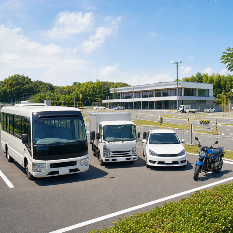 準中型入校は無料送迎と仮免検定日から選ぶ