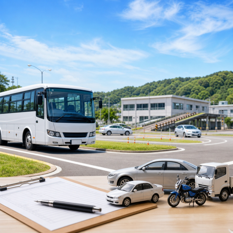 福島県東部自動車教習所で考える無料送迎バスと検定日程